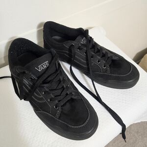 Vans Bearcat Canvas Skate Shoes Mens Sz 11 Skateboard Skater Black